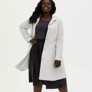 NWT Torrid Beautiful Longline Fit & Flare Winter Dress Jacket